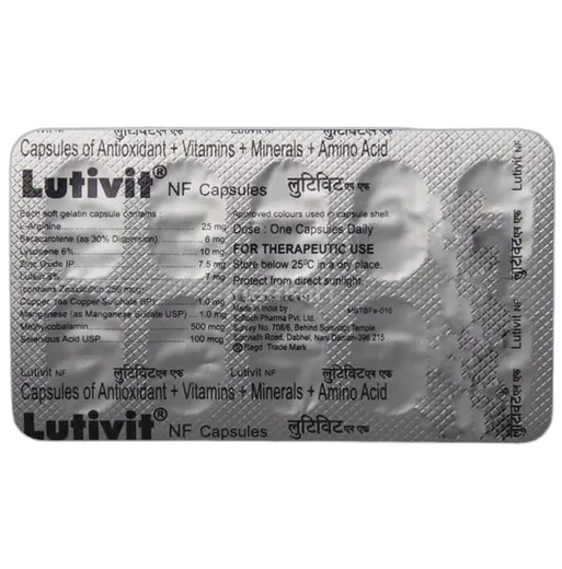 lutivit nf capsule 10's